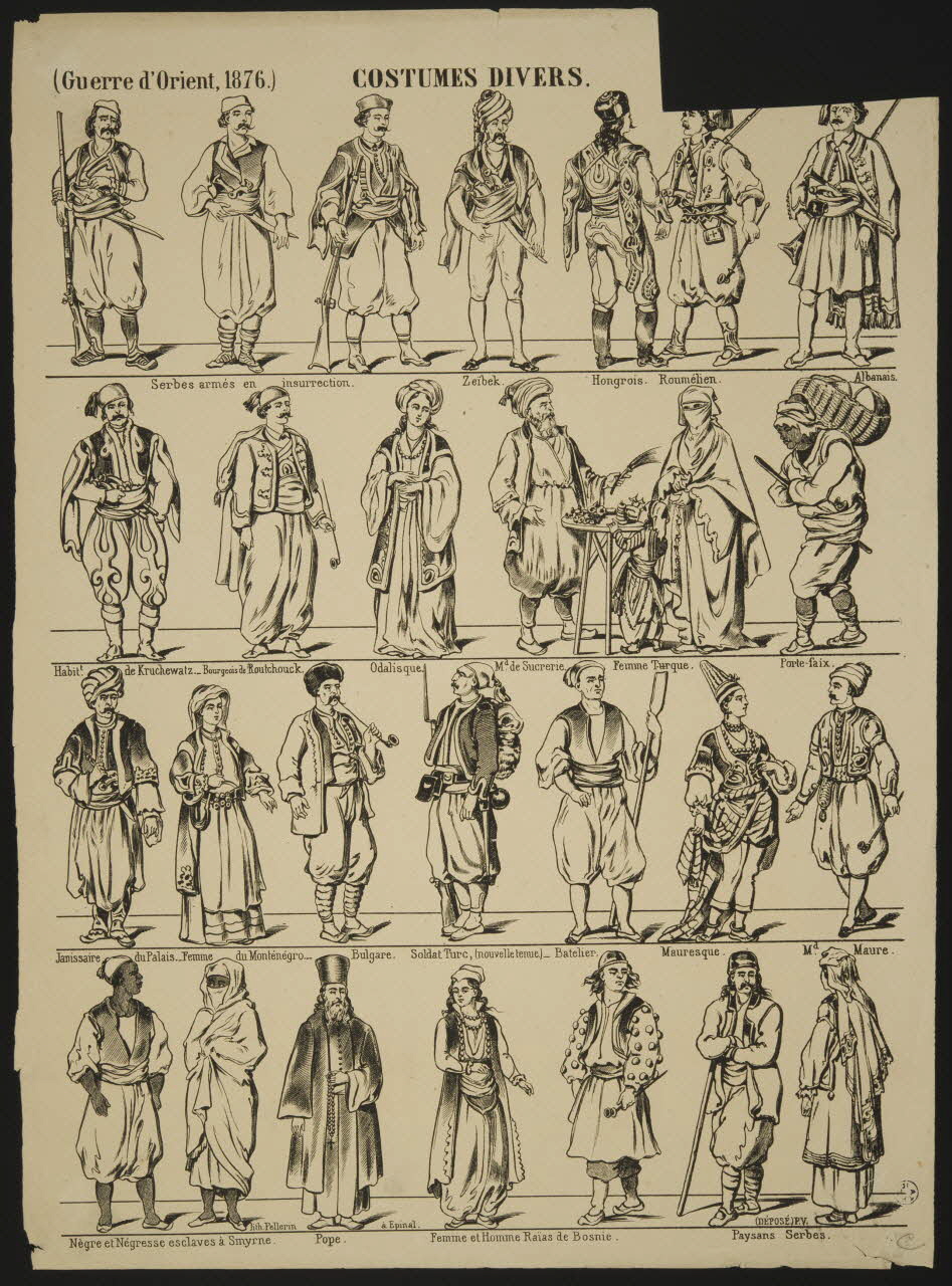 estampe COSTUMES DIVERS. 1950.39.2733 Photo