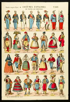 estampe COSTUMES ESPAGNOLS. 1950.39.2734  Photo