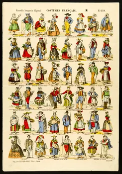 estampe COSTUMES FRANCAIS. 1950.39.2735 Photo