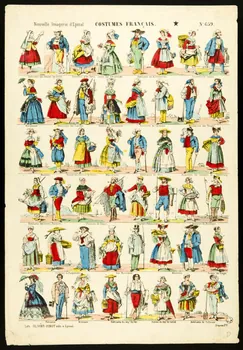 estampe COSTUMES FRANCAIS. 1950.39.2736 Photo