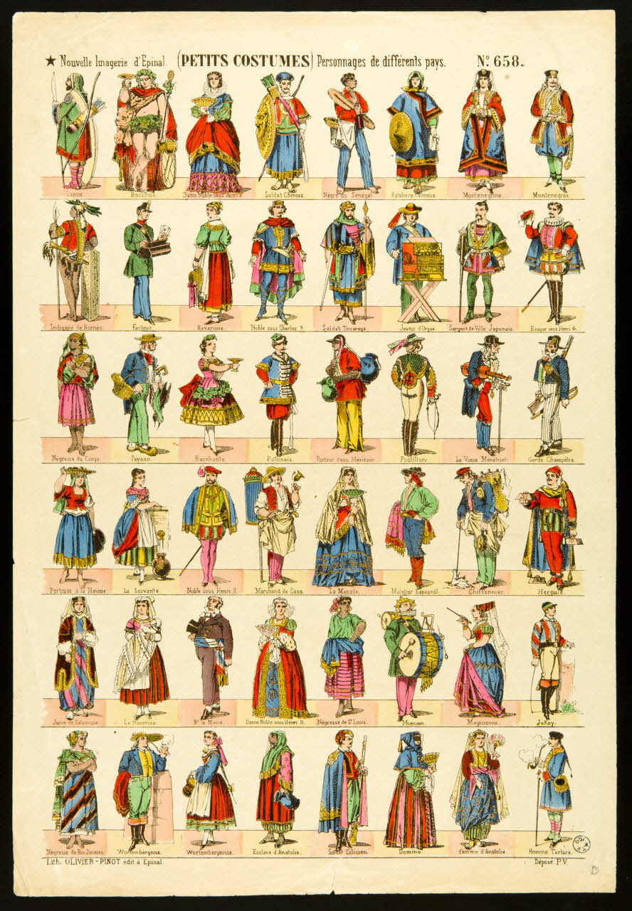 estampe (PETITS COSTUMES) 1950.39.2737 Photo