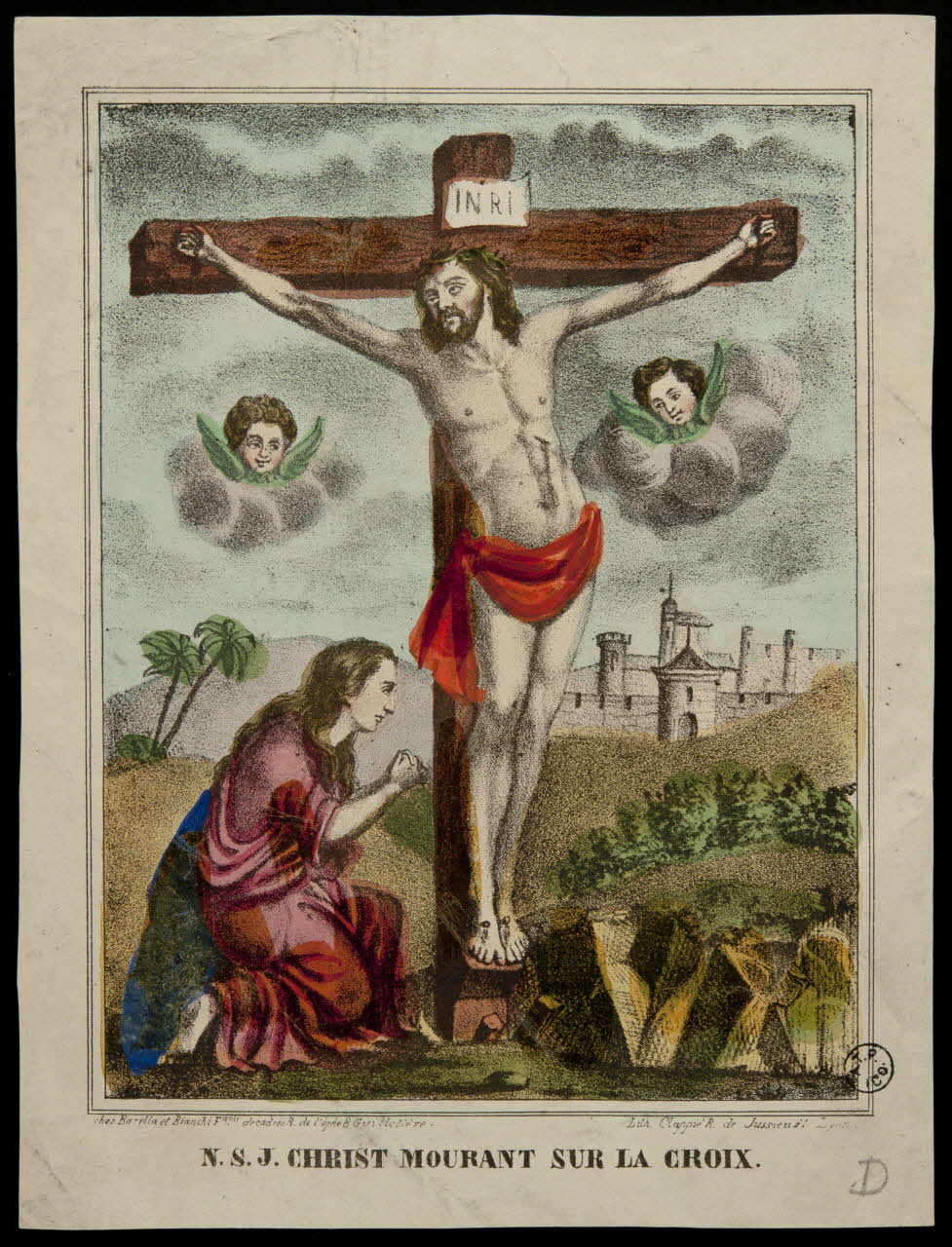 estampe N. S. J. CHRIST MOURANT SUR LA CROIX. 1950.39.2749 Photo