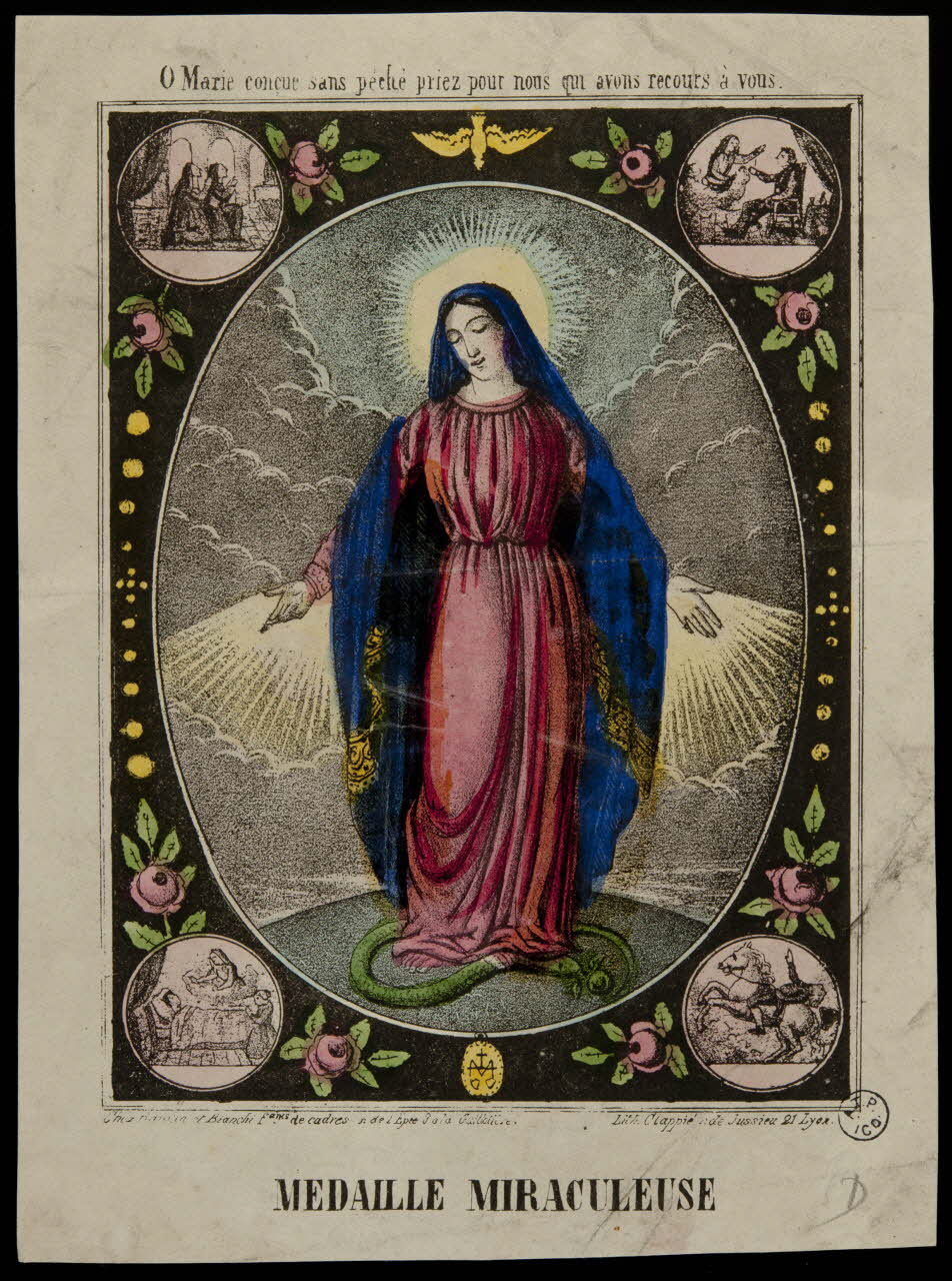 estampe MEDAILLE MIRACULEUSE 1950.39.2757 Photo