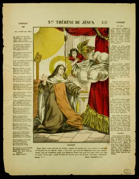 estampe STE THERESE DE JESUS. 1950.39.306 Photo