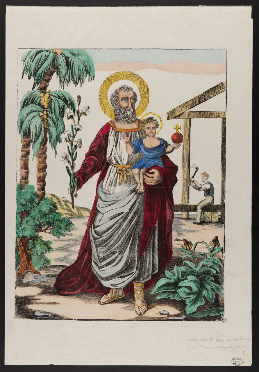 Dembour et Gangel estampe Saint Metz 1840-1852 1950.39.362 Photo