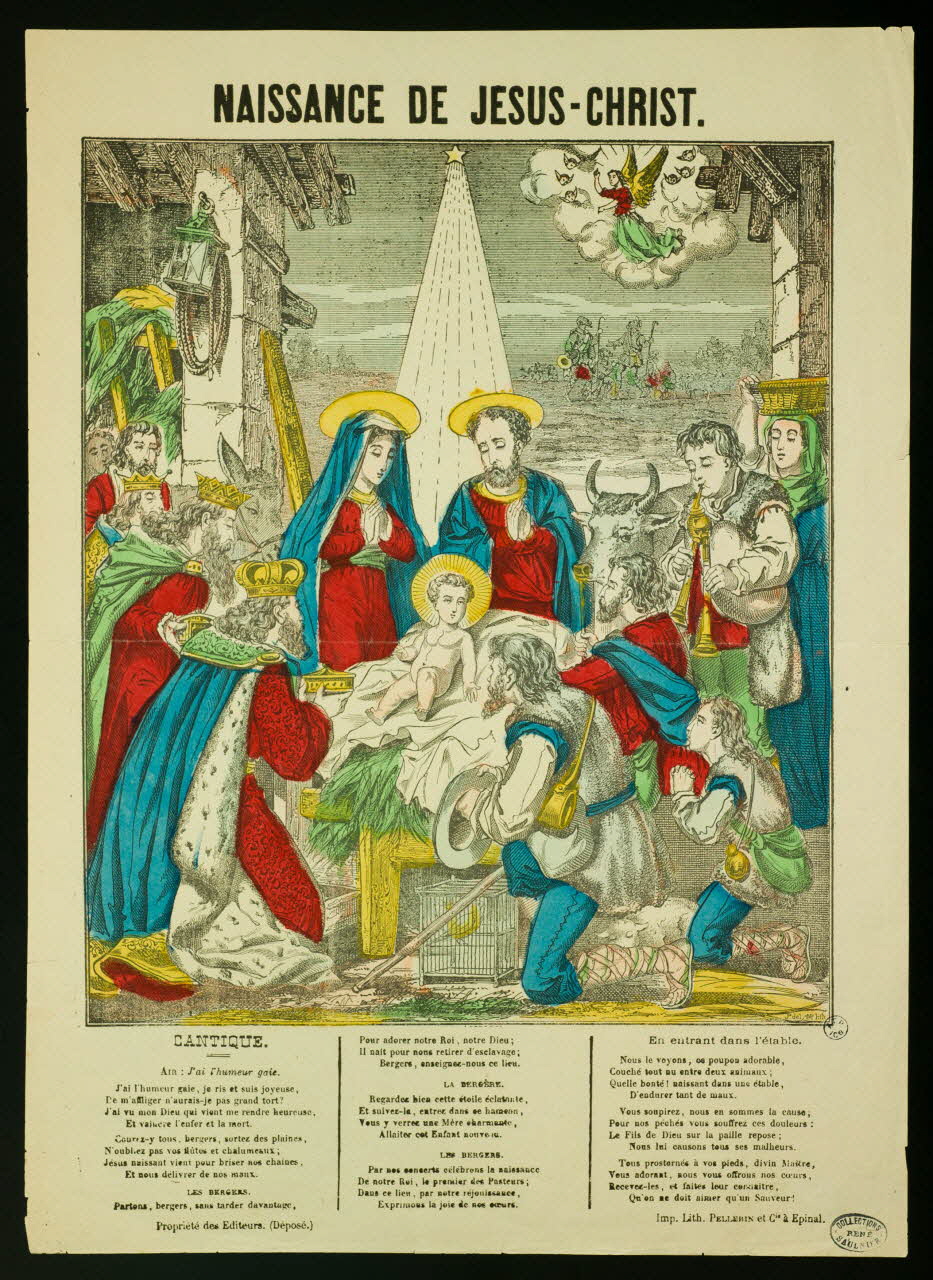 estampe NAISSANCE DE JESUS-CHRIST. 1950.39.387 Photo