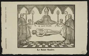 Fleuret ; Jean-Baptiste Castiaux ; Simon-François Blocquel imagerie ancienne Le Saint Suaire. Chartres 1828-1837 1950.39.462 Photo