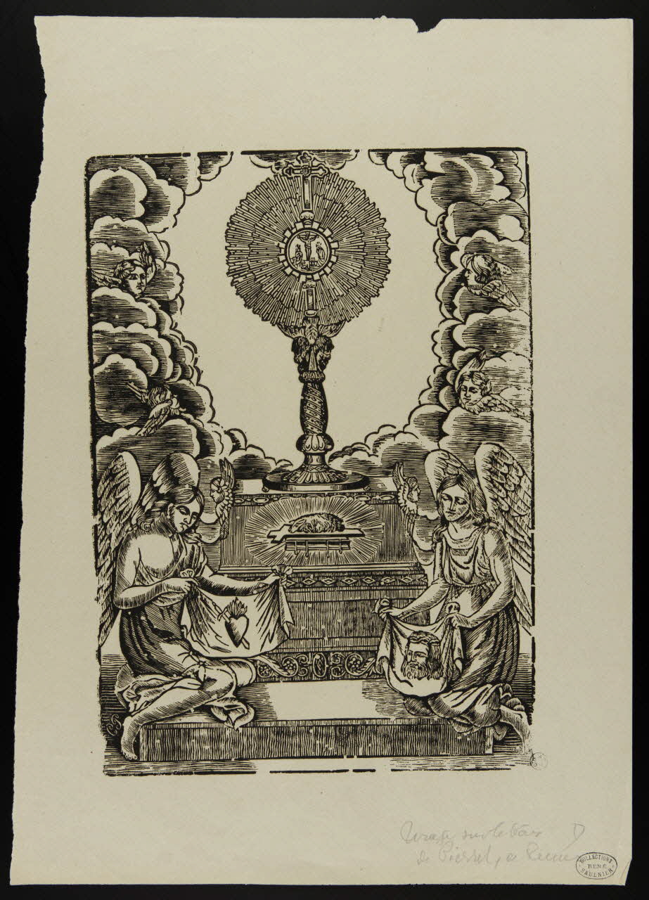 estampe Adoration du Saint Sacrement 1950.39.466 Photo