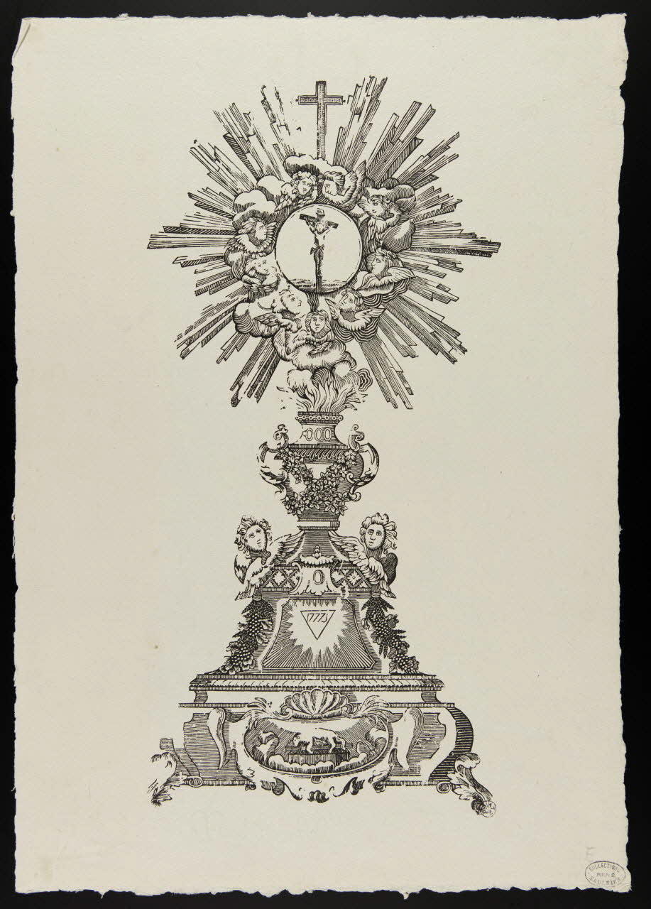 estampe Modèle d'ostensoir 1950.39.467 Photo