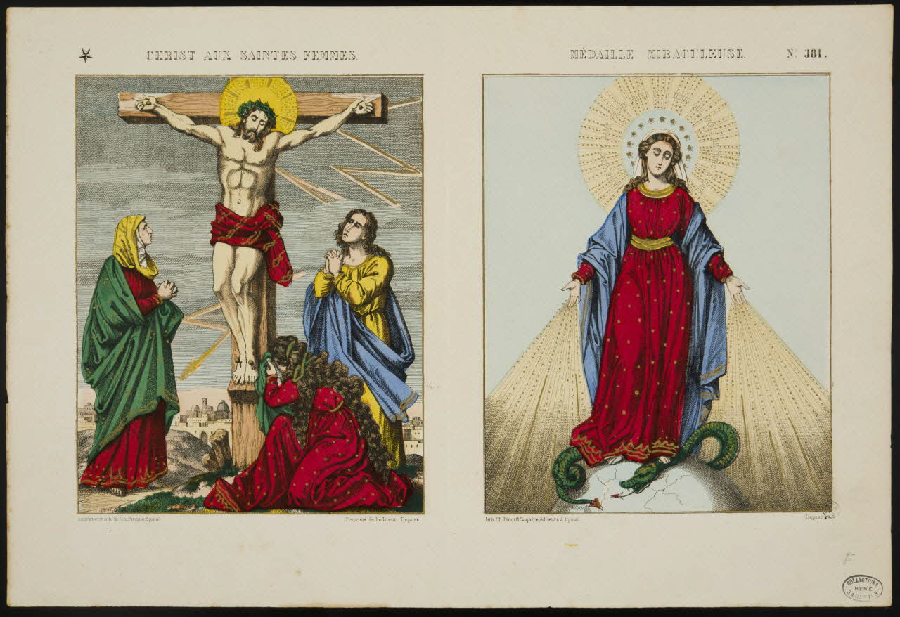 estampe CHRIST AUX SAINTES FEMMES. 1950.39.495 Photo