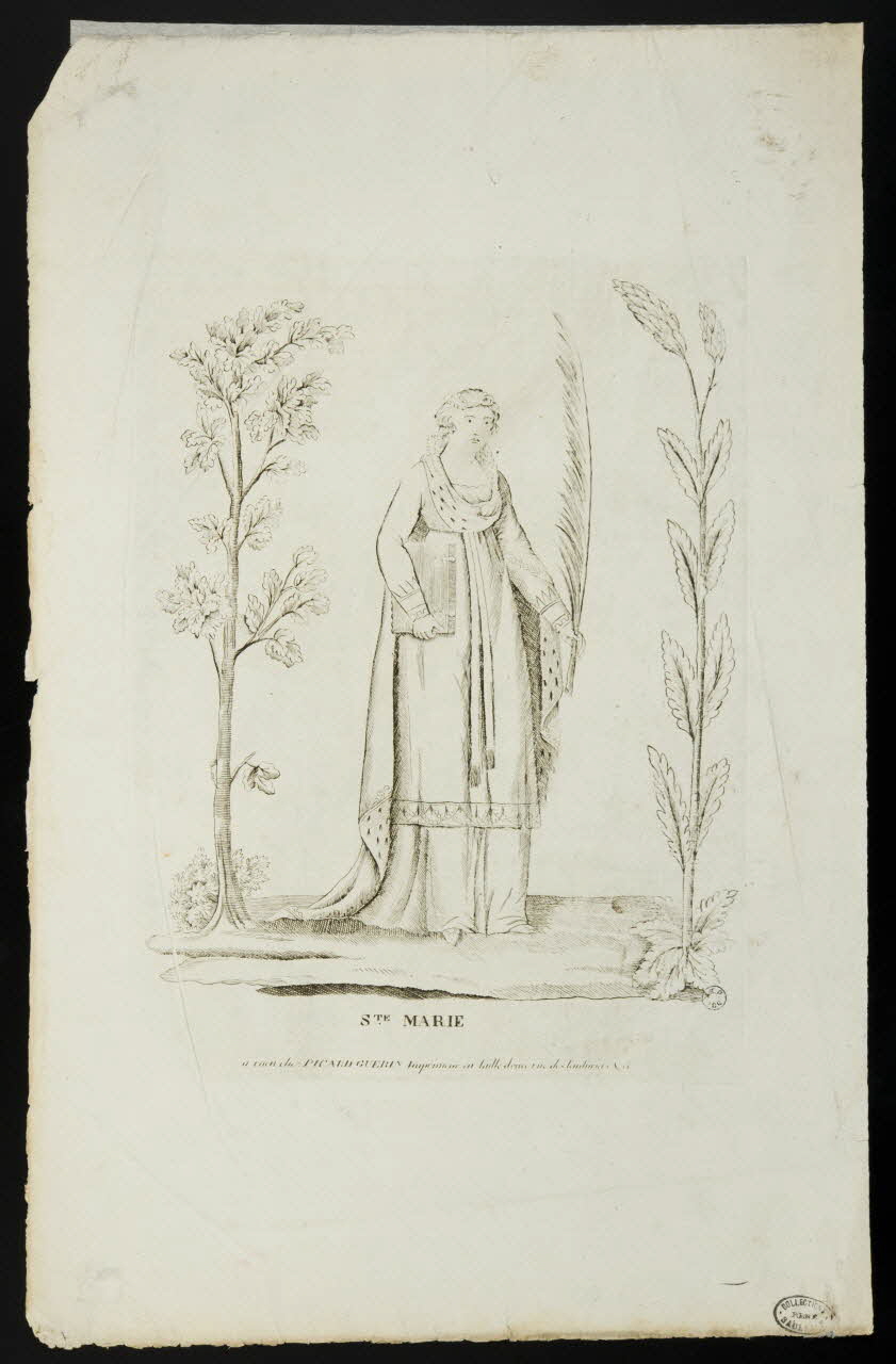 Jean-François Picard ; Marie-Françoise Guérin imagerie ancienne STE MARIE Caen 1809-1831 1950.39.497 Photo