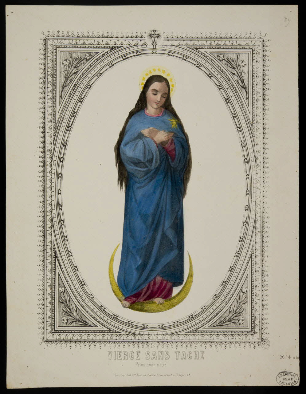 estampe VIERGE SANS TACHE. 1950.39.515 Photo
