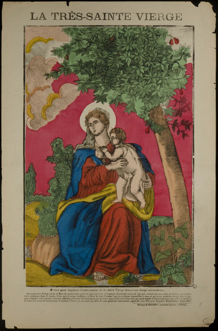 estampe LA TRES-SAINTE VIERGE 1950.39.517 Photo