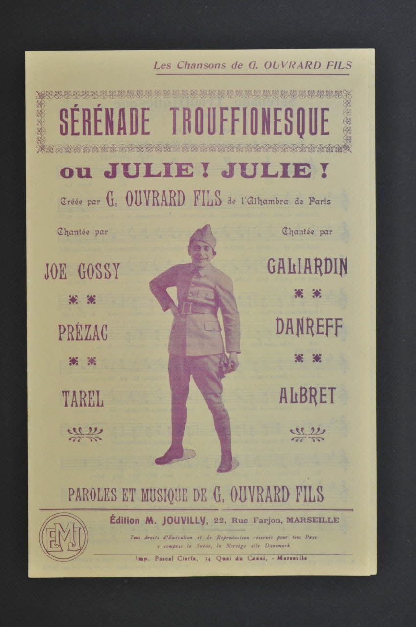 chanson petit format 1968.111.1 Photo Mucem