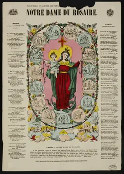 estampe NOTRE DAME DU ROSAIRE. 1950.39.565 Photo