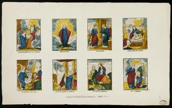Adrien N. Dembour estampe Scènes religieuses Metz 1835-1840 1950.39.601 Photo