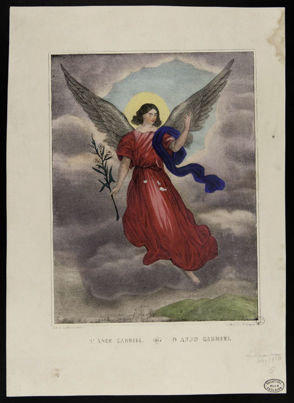 estampe St. ANGE GABRIEL. 1950.39.609 Photo