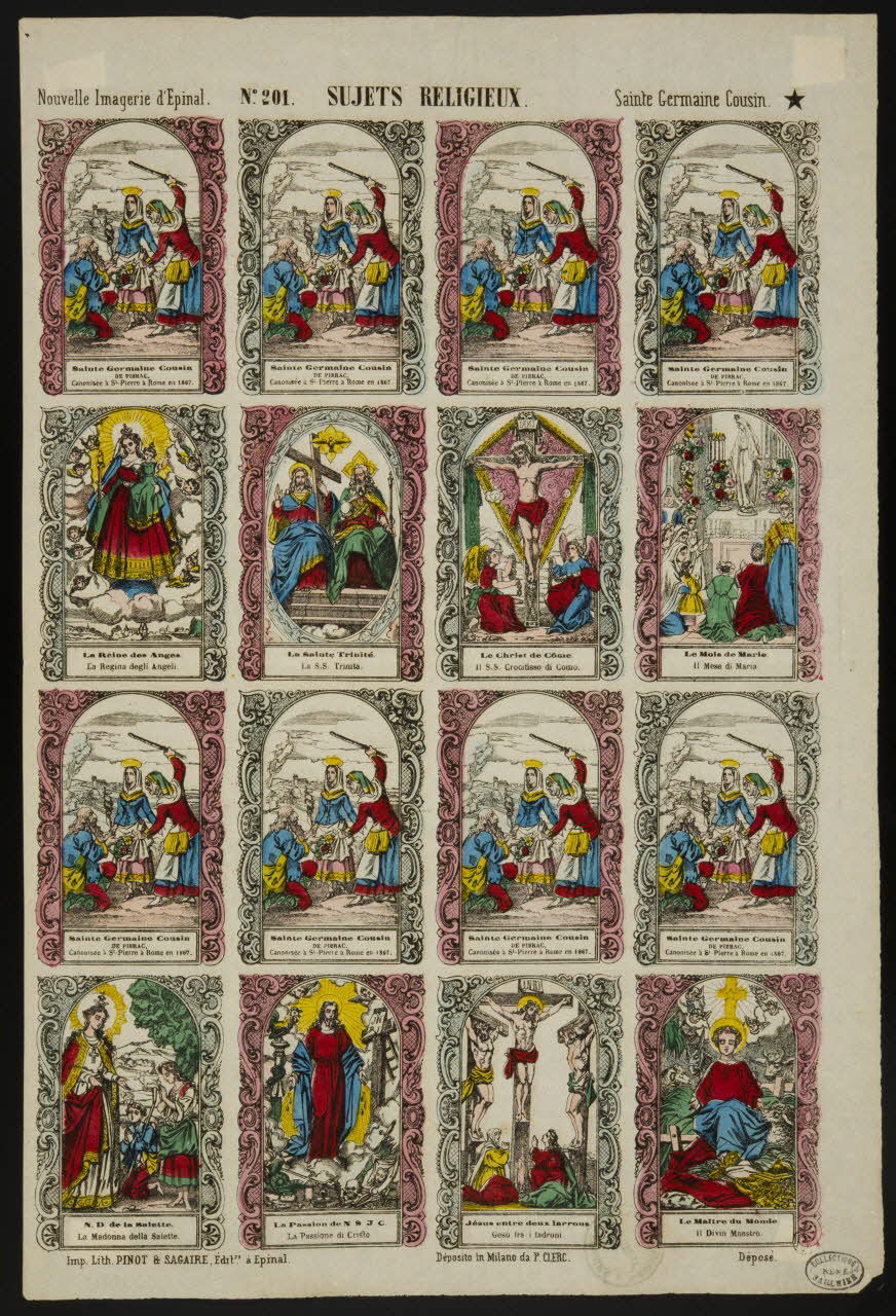 estampe SUJETS RELIGIEUX. 1950.39.613 Photo