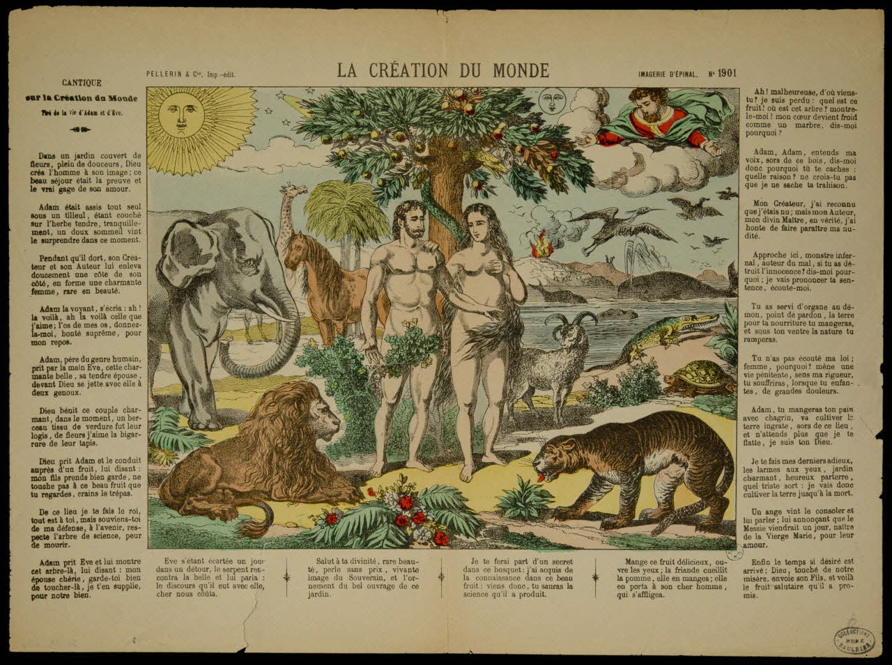 estampe LA CREATION DU MONDE 1950.39.690 Photo