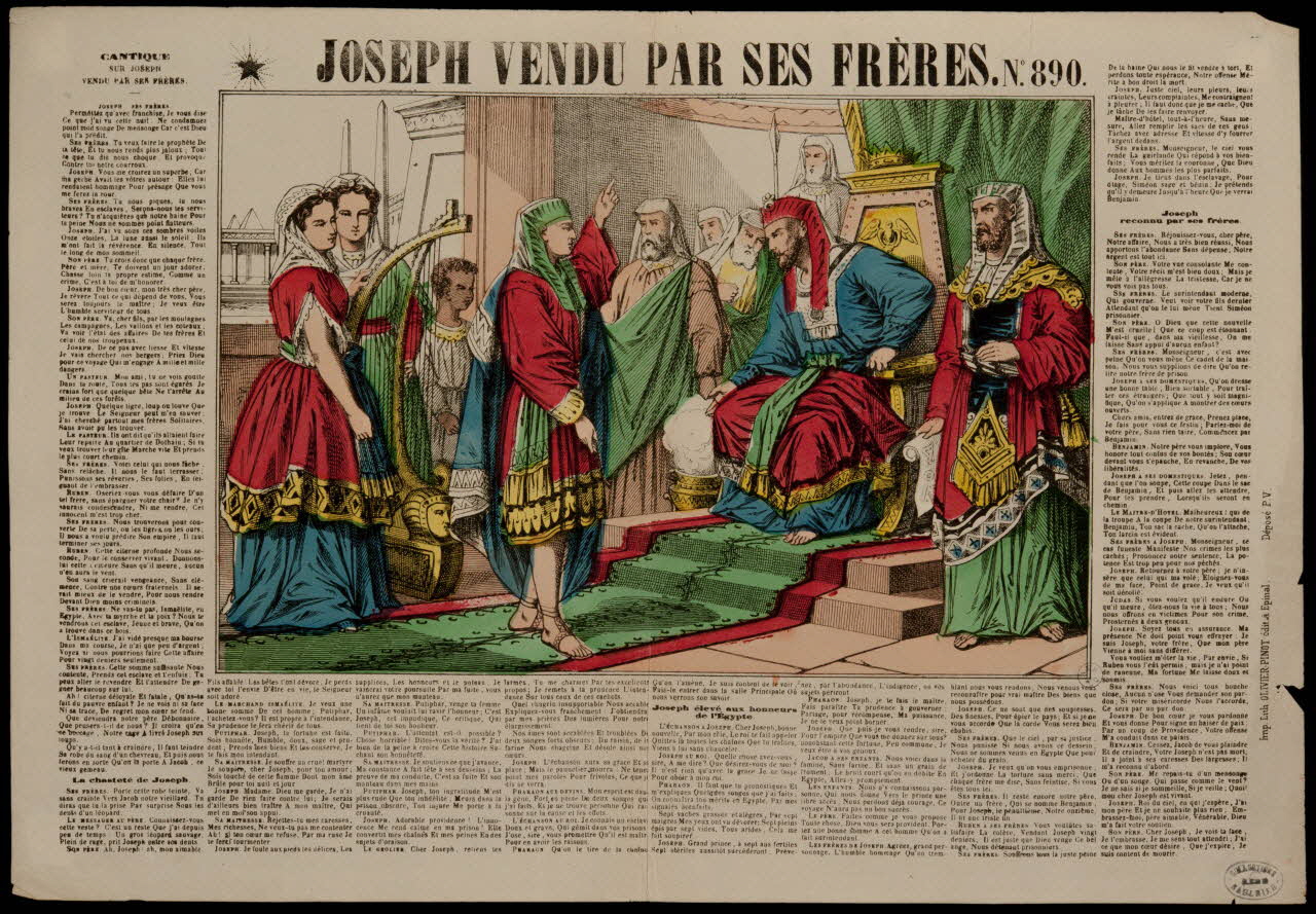 estampe JOSEPH VENDU PAR SES FRERES. 1950.39.693 Photo