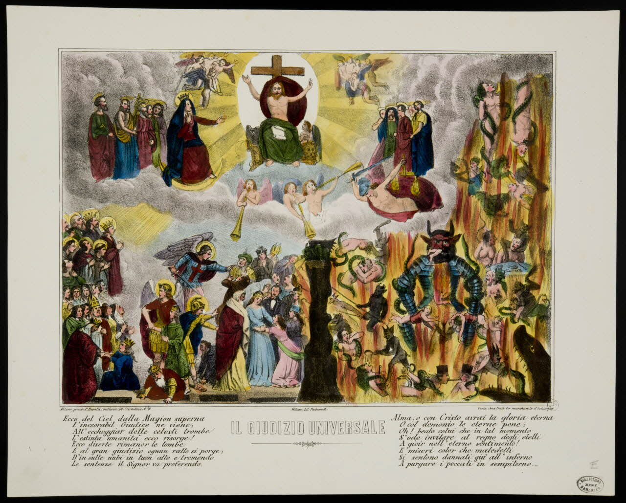 estampe IL GIUDIZIO UNIVERSALE 1950.39.722 Photo