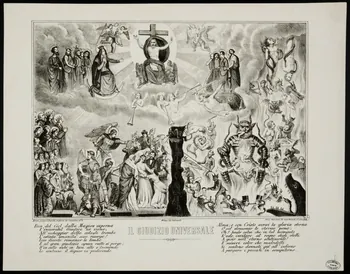 estampe IL GIUDIZIO UNIVERSALE 1950.39.723 Photo