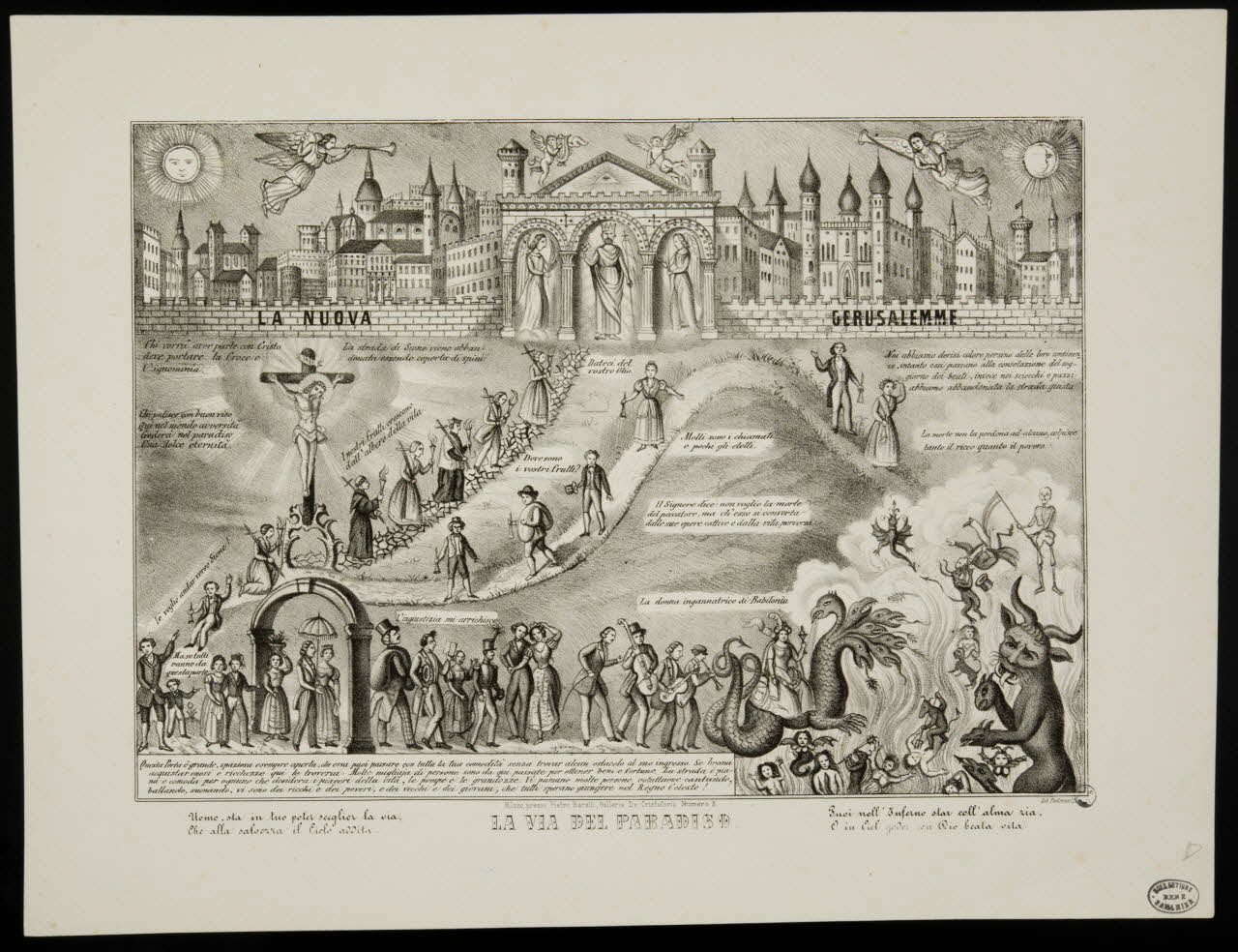 estampe LA VIA DEL PARADISO. 1950.39.724 Photo