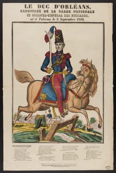 Adrien N. Dembour estampe LE DUC D'ORLEANS Metz 1835-1840 1950.39.735 Photo