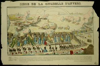 estampe SIEGE DE LA CITADELLE D'ANVERS. 1950.39.741 Photo