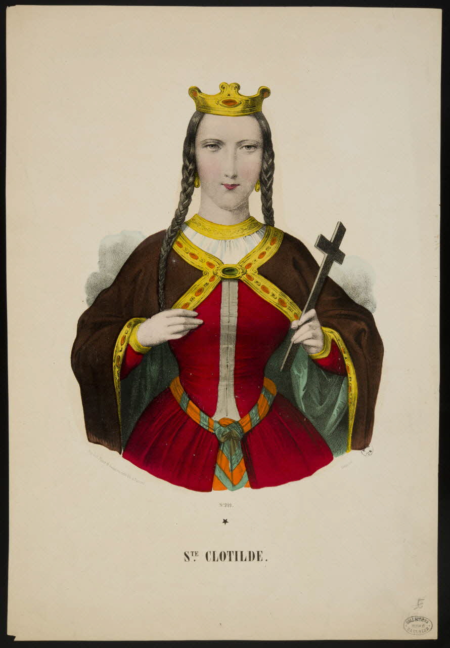 Pinot et Sagaire estampe STE. CLOTILDE. Lorraine, France 1865 1950.39.75 Photo