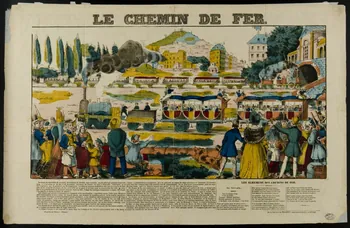 estampe LE CHEMIN DE FER. 1950.39.767 Photo