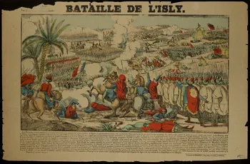 Pellerin estampe BATAILLE DE L'ISLY. Lorraine, France 1880 1950.39.784 Photo