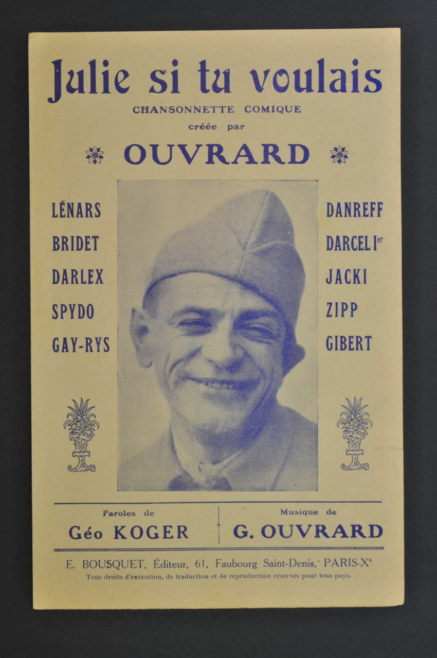 chanson petit format 1968.111.13 Photo Mucem