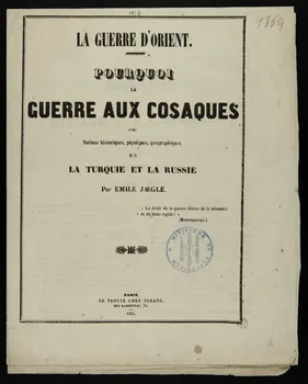 estampe LA GUERRE D'ORIENT. 1950.39.841 Photo