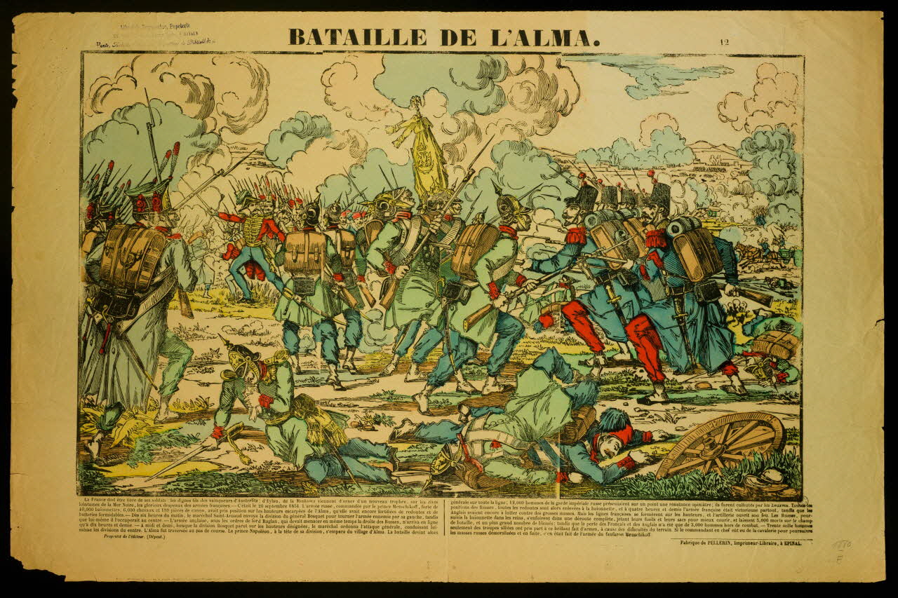 estampe BATAILLE DE L'ALMA. 1950.39.850 Photo