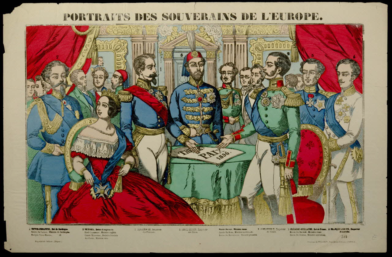 Pellerin estampe PORTRAITS DES SOUVERAINS DE L'EUROPE. Lorraine, France 1914 1950.39.863 Photo