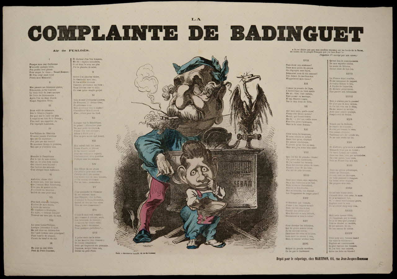 estampe COMPLAINTE DE BADINGUET 1950.39.870 Photo