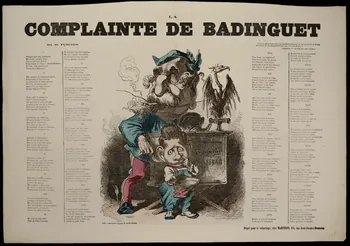 estampe COMPLAINTE DE BADINGUET 1950.39.870 Photo