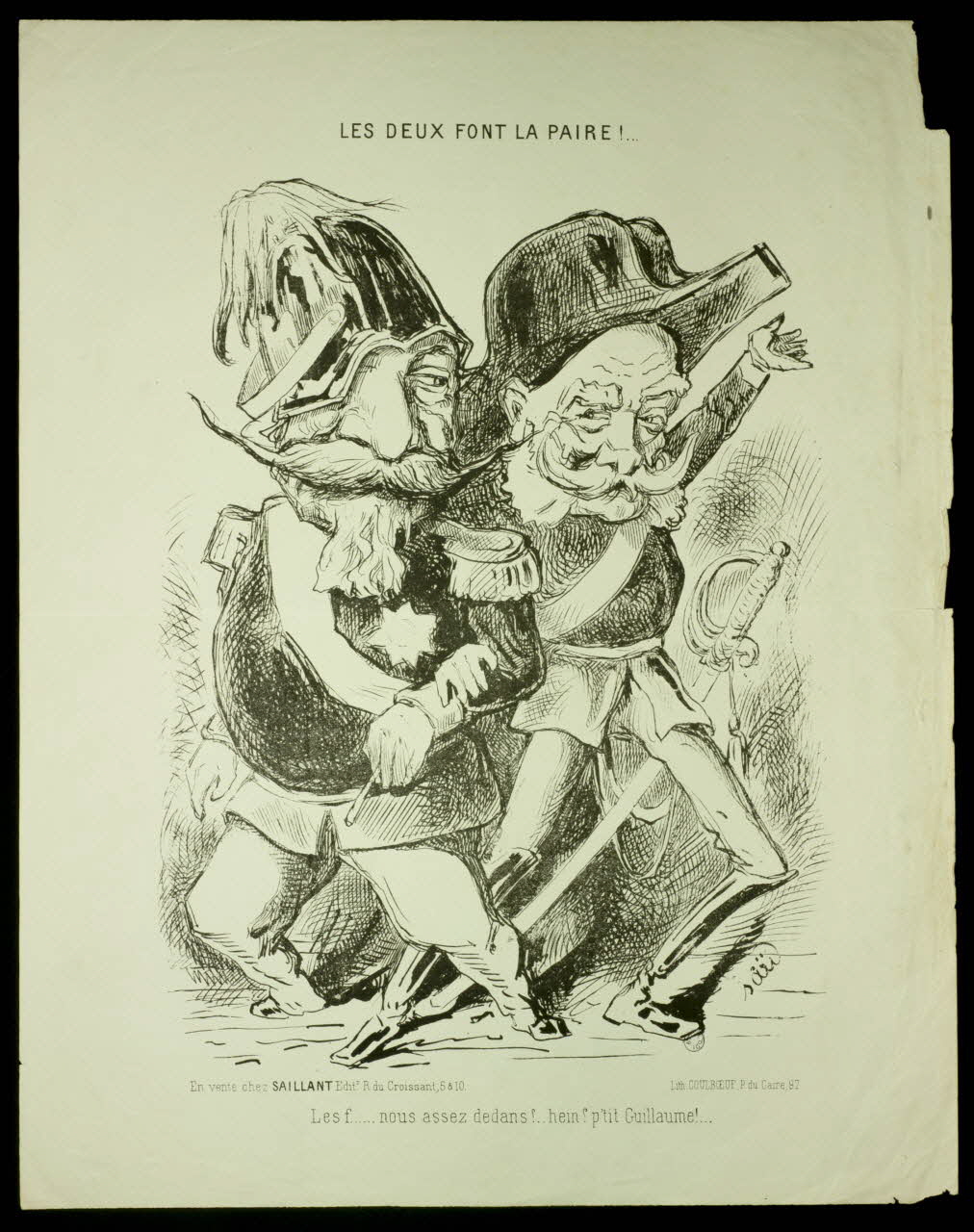 estampe LES DEUX FONT LA PAIRE !... 1950.39.872 Photo