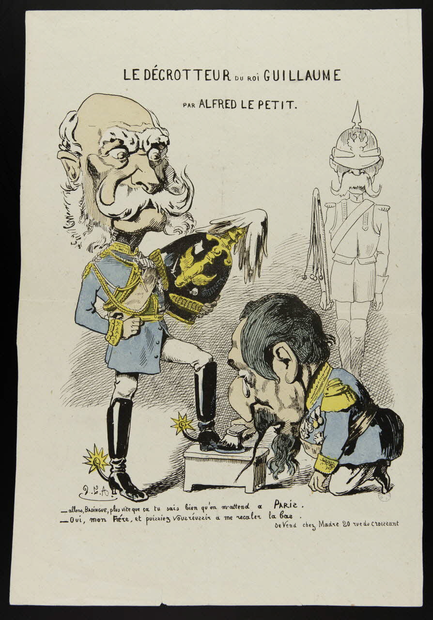 estampe LE DECROTTEUR DU ROI GUILLAUME 1950.39.878 Photo