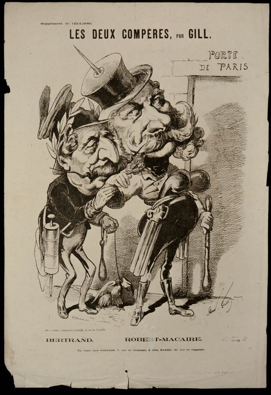 estampe LES DEUX COMPERES 1950.39.879 Photo