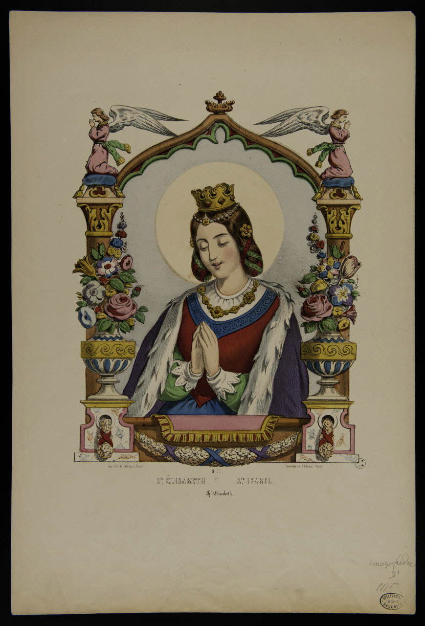 Pellerin estampe STE. ELISABETH Lorraine, France 1875 1950.39.91 Photo