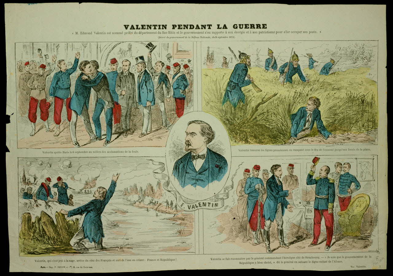 estampe VALENTIN PENDANT LA GUERRE. 1950.39.930 Photo