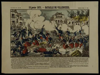 Pellerin estampe 15 janvier 1871. - BATAILLE DE VILLERSEXEL. Lorraine, France 1890 1950.39.987  Photo