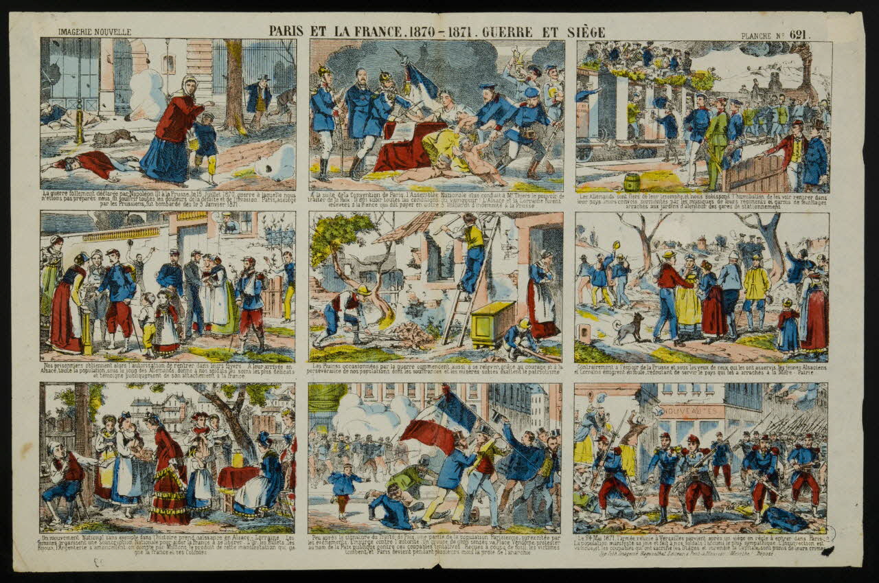 estampe PARIS ET LA FRANCE.1870-1871. GUERRE ET SIÈGE 1950.39.993 Photo