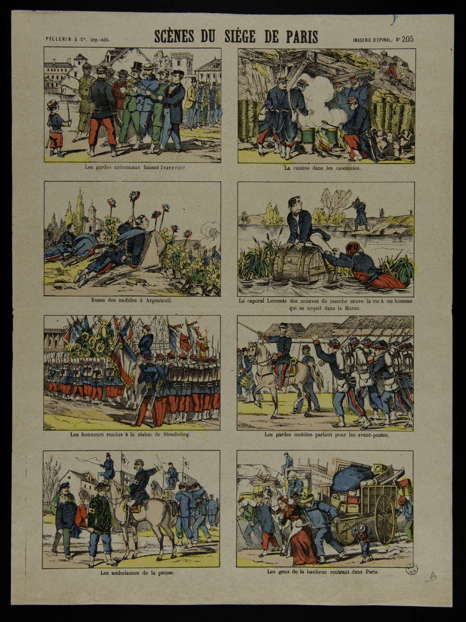 estampe SCENES DU SIEGE DE PARIS 1950.39.998 Photo