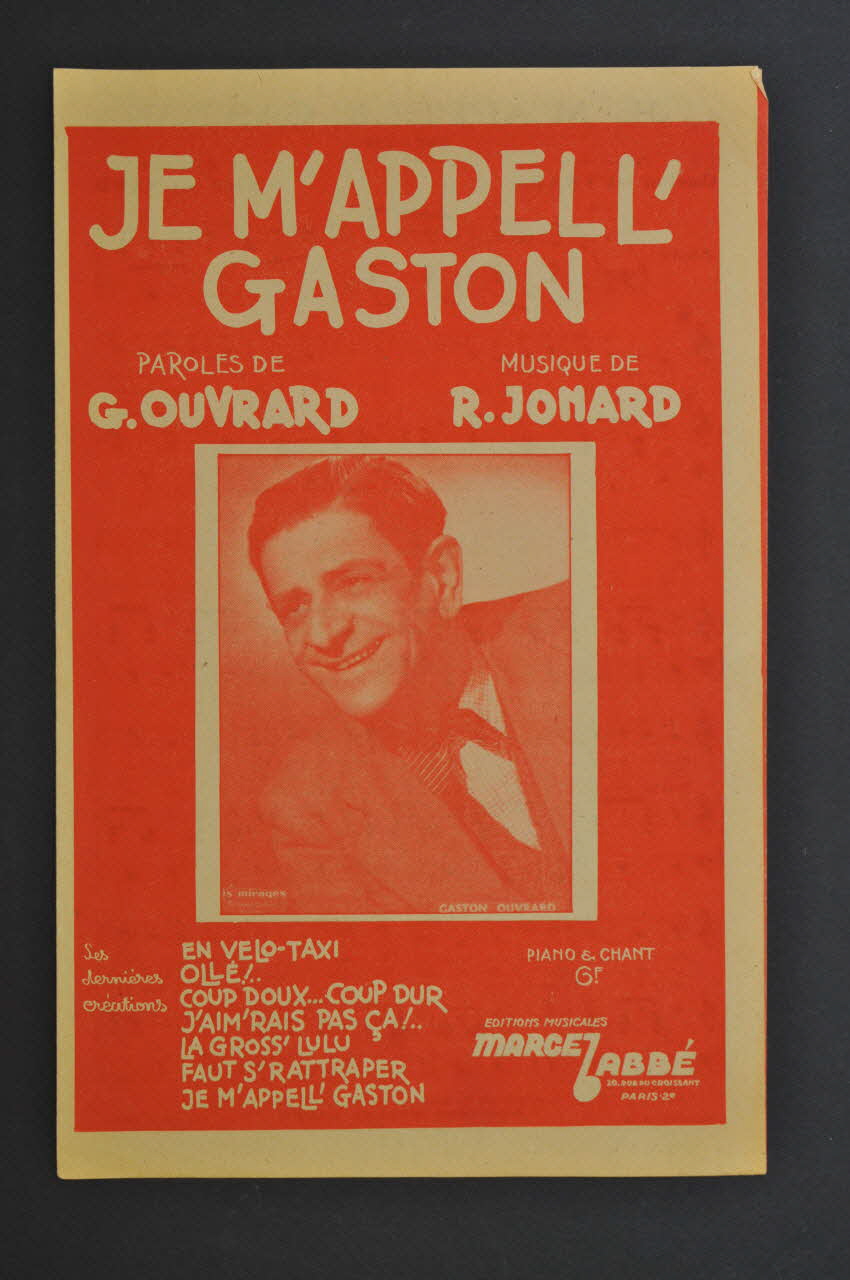 chanson petit format 1968.111.16 Photo Mucem