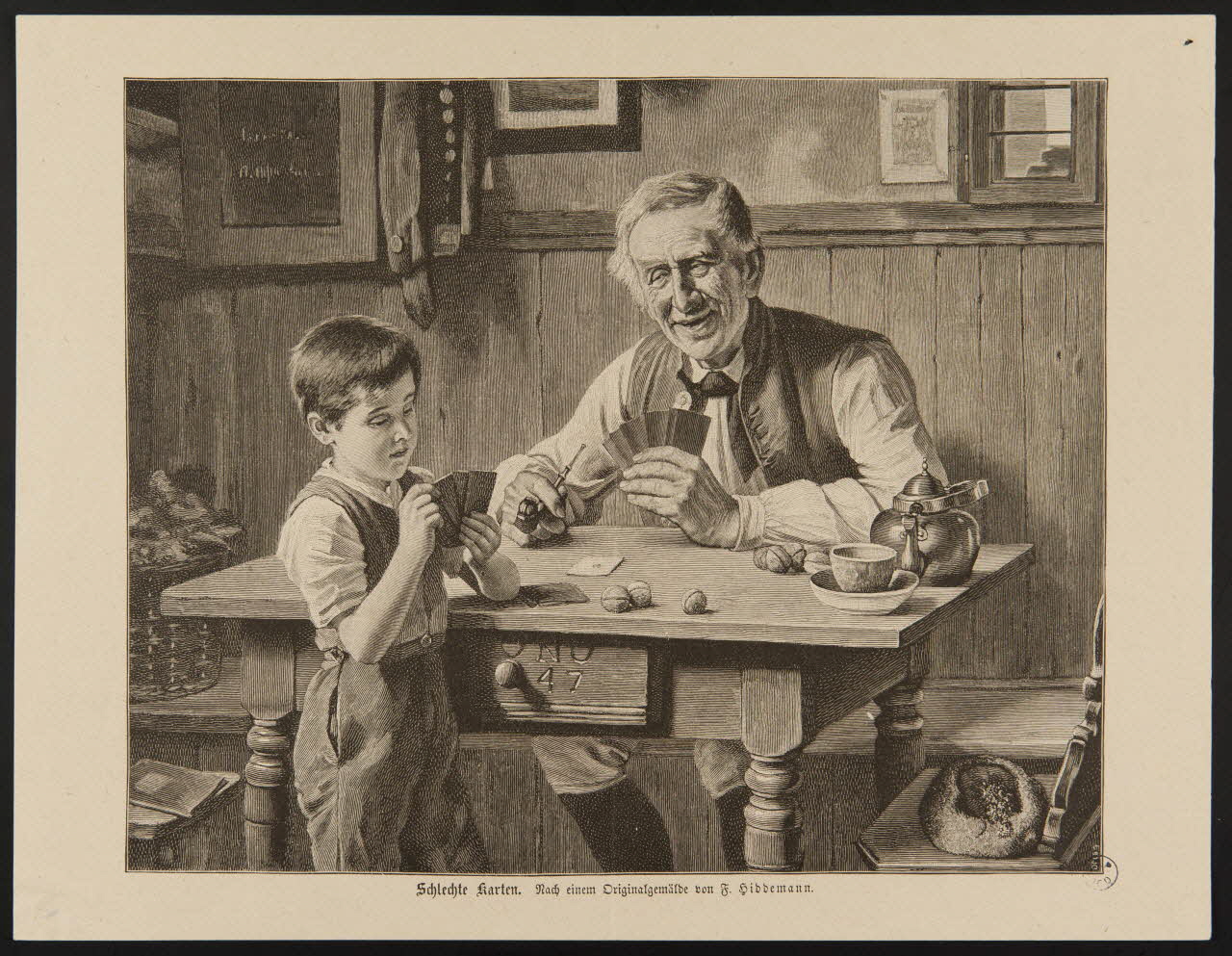 estampe Schlechte Karten 1950.9.120 Photo