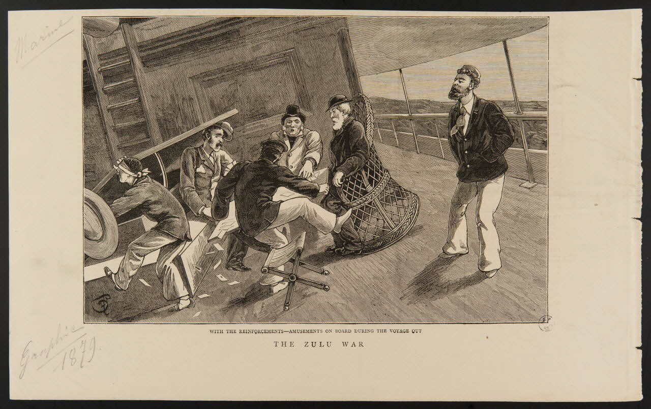 Yves ; Barret illustration THE ZULU WAR 1879 1950.9.126 Photo