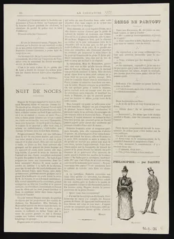 Draner Renard Jules ; La Caricature à compartiments TRIPOTS ET JOUEURS 1892 1950.9.132 Photo
